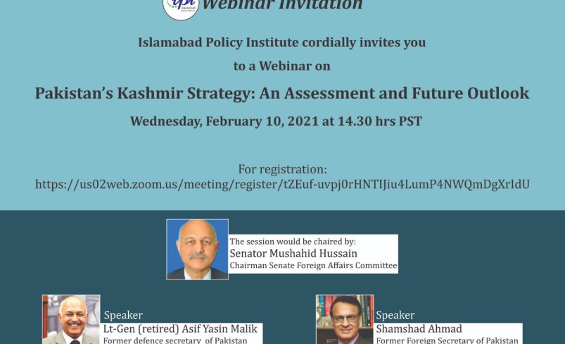 Pakistan Kashmir Strategy: An Assessment and Future Outlook