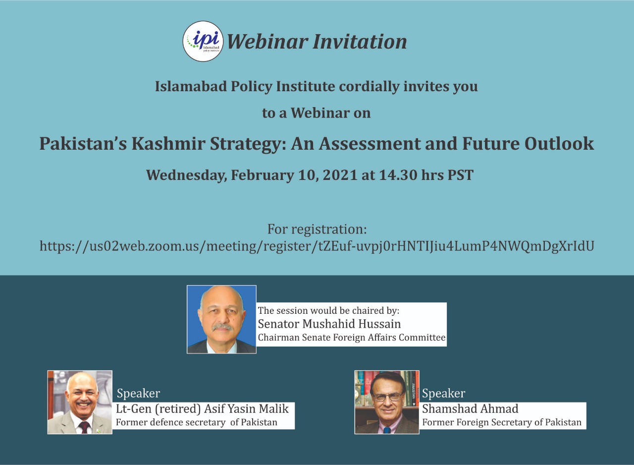 Pakistan Kashmir Strategy: An Assessment and Future Outlook